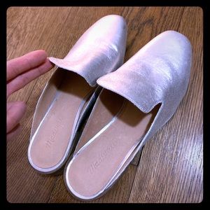 Silver Madewell mules